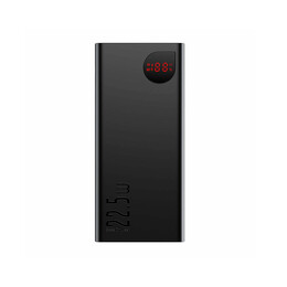 Baseus Adaman Power Bank 20000mah 22.5w με 2 Θύρες usb-a και Θύρα usb-c Quick Charge 3.0 Μαύρο (Ppad070101) (Basppad070101)