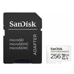 Sandisk® High Endurance Microsd 256gb Card (Sdsqqnr-256g-Gn6ia) (Sansdsqqnr-256g-Gn6ia)