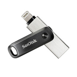 Sandisk Ixpand 256gb usb 3.1 Stick με Σύνδεση Lightning & usb-a Μαύρο (Sdix60n-256g-Gn6ne) (Sansdix60n-256g-Gn6ne)