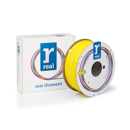 Real pla 3d Printer Filament - Yellow - Spool of 1kg - 2.85mm (Realplayellow1000mm3)