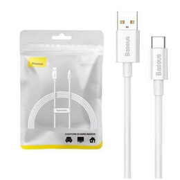 Baseus Superior usb 2.0 Cable usb-c Male - usb-a Male 100w Λευκό 1.5m (P10320102214-02) (Basp10320102214-02)