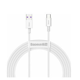 Baseus Superior usb 2.0 Cable usb-c Male - usb-a Male Λευκό 2m (Catys-A02) (Bascatysa02)