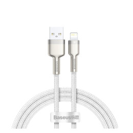 Baseus Braided usb to Lightning Cable Λευκό 1m (Caljk-A02) (Bacaljka02)
