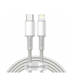 Baseus High Density Braided usb-c to Lightning Cable 20w Λευκό 2m (Catlgd-A02) (Bascatlgda02)