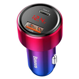 Baseus Φορτιστής Αυτοκινήτου Πολύχρωμος Magic car Charger qc 4.0 pd με Θύρες: 1xusb 1xtype-c (Ccmlc20c-09) (Basccmlc20c-09)