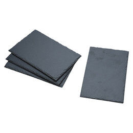 Estia Πλατω Σερβιρισματος Σχιστολιθου 22x14cm σετ 4 Τεμ.