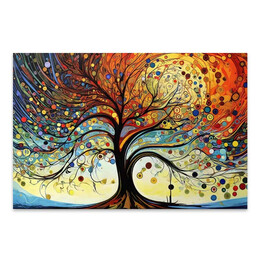 Πίνακας σε Καμβά "dream Tree" Megapap Ψηφιακής Εκτύπωσης 125x80x3εκ.