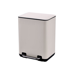 Estia Χαρτοδοχειο Μπανιου Cubic Soft Close 6lt Ivory