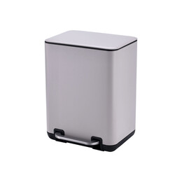 Estia Χαρτοδοχειο Μπανιου Cubic Soft Close 6lt Taupe