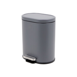 Estia Χαρτοδοχειο Μπανιου Ovoid Soft Close 6lt Γκρι