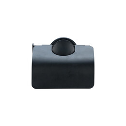 Estia Χαρτοθηκη Μεταλλικη με Βεντουζα Μαυρη