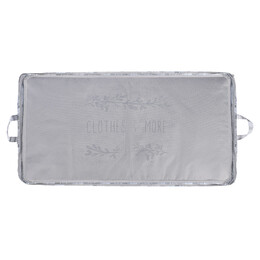 Estia Θηκη Αποθηκευσης non Woven Υφασματινη 100x50x20cm με Παραθυρο Ivory