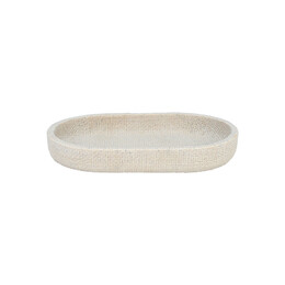 Estia Δισκος Μπανιου Jute Ρητινης Μπεζ