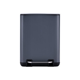 Estia Χαρτοδοχειο Μπανιου Cubic Soft Close 6lt Γκρι