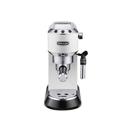 Delonghi Dedica Pump Αυτόματη Μηχανή Espresso 1300w Πίεσης 15bar Λευκή (ec 685.w) (Dlgec685.w)