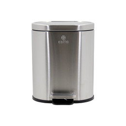 Estia Χαρτοδοχειο Μπανιου Ovoid Soft Close 6lt Ινοξ