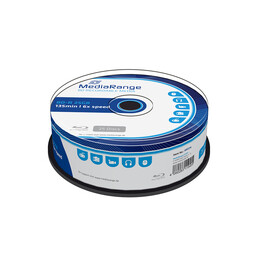 Mediarange bd-r 25gb 6x Cake box x 25 (Mr514)
