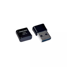 Philips Pico 64gb usb 3.0 Stick Μαύρο (Fm64fd90b/00) (Phifm64fd90b-00)