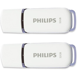 Philips Snow 32gb usb 2.0 2-Pack (Fm32fd70d/00) (Phifm32fd70d-00)
