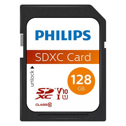 Philips Sdxc 128gb Class 10 (Fm12sd55b/00) (Phifm12sd55b-00)