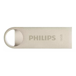 Philips Moon 16gb usb 2.0 Stick Ασημί (Fm16fd160b/00) (Phifm16fd160b-00)