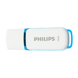 Philips Snow 16gb usb 2.0 Stick Μπλε (Fm16fd70b/00) (Phifm16fd70b-00)