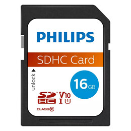 Philips Sdhc 16gb Class 10 u1 uhs-i (Fm16sd45b/00) (Phifm16sd45b-00)