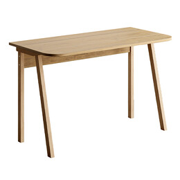 Γραφείο Εργασίας Luton Megapap Χρώμα Φυσικό Οξιάς 120x60x75εκ.