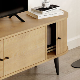 Έπιπλο Τηλεόρασης Gentle Megapap Χρώμα Sapphire oak 180x40x52εκ.