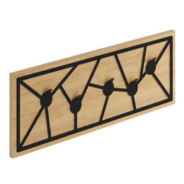 Κρεμάστρα Τοίχου Trace Megapap Χρώμα Sapphire oak 74,6x1,8x26,6εκ.