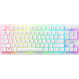Razer DEATHSTALKER V2 PRO TKL WHITE - Wireless - Low Profile - Linear Red - Optical Switches - 50H