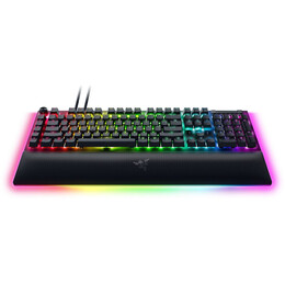 Razer BLACKWIDOW V4 PRO - Gaming Mechanical RGB Keyboard -  Green Clicky Switches - Macros