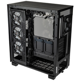 Kolink Unity Arena ARGB Midi Tower Showcase - Black E-ATX 420mm clearance with 4 ARGB Fans