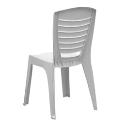 Καρέκλα Πολυπροπυλενίου Tabia Megapap Χρώμα Λευκό 47x49x86εκ.