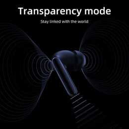 QCY T13 ANC 2 Blue - TWS 28dB active noise canceling 10mm drivers, BT 5.3 30 hours True Wireless