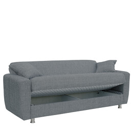 Καναπές Κρεβάτι Τριθέσιος ArteLibre JUAN Γκρι 214x82x80cm