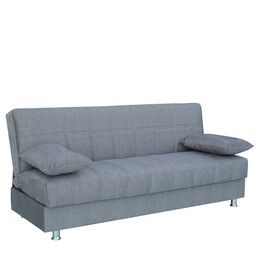 Καναπές Κρεβάτι Τριθέσιος ArteLibre LAURA II Γκρι 190x75x80cm
