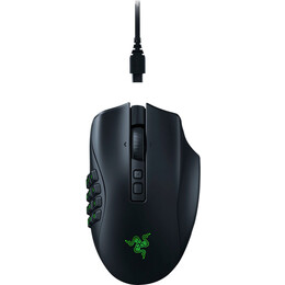 Razer NAGA V2 Pro - Wireless Modular MMO Gaming Mouse- 30K DPI Optical Sensor - 300Hr Battery