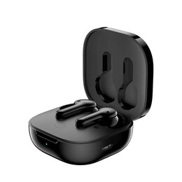 QCY T13 TWS Black Dual Driver 4-mic noise cancel. True Wireless Earbuds - Quick Charge 380mAh