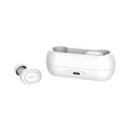 QCY T1C TWS WHITE True Wireless Earbuds 5.0 Bluetooth Headphones 80hrs