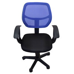 Καρέκλα Γραφείου ArteLibre ΑΥΡΑ Μπλε/Μαύρο Mesh 51x50x79-91cm