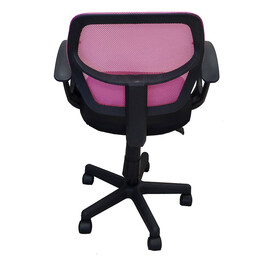 Καρέκλα Γραφείου ArteLibre ΑΥΡΑ Ροζ/Μαύρο Mesh 51x50x79-91cm