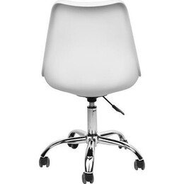 Καρέκλα Γραφείου ArteLibre ΚΥΒΕΛΗ Λευκό PU 48x55x82-92cm
