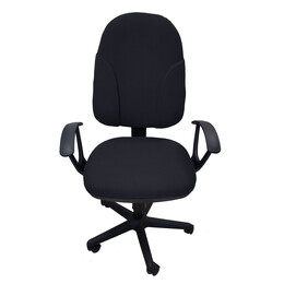 Καρέκλα Γραφείου ArteLibre ΜΕΤΩΠΗ Μαύρο Ύφασμα 61x58.5x90-102cm