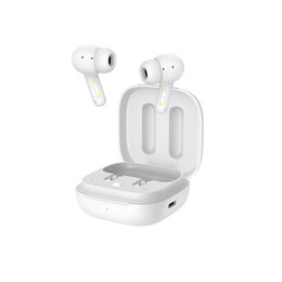 QCY T13 ANC White - TWS 10mm Dynamic Driver, 4-mic 28dB ANC, Bluetooth 5.3, 7hr-30hr, 75ms latency