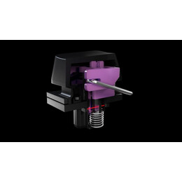 Razer HUNTSMAN MINI MERCURY ED. - 60% Opto Mechanical Gaming Keyboard Purple Switch - US Layout