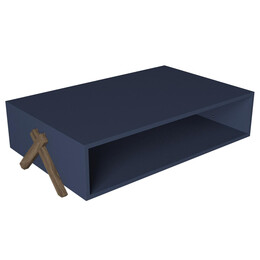 Τραπεζάκι Σαλονιού ArteLibre Kos Μπλε 98x60x26cm