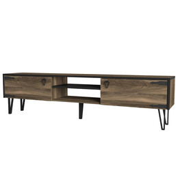 Έπιπλο Τηλεόρασης ArteLibre Thira Σκούρο Καφέ 180x30x49cm