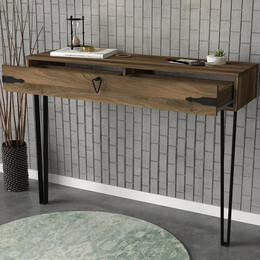 Κονσόλα ArteLibre Thira Καφέ 120x35x90cm