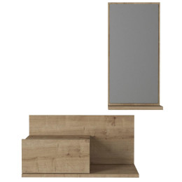 Έπιπλο Εισόδου ArteLibre RODOS Φυσικό 60x30x100cm